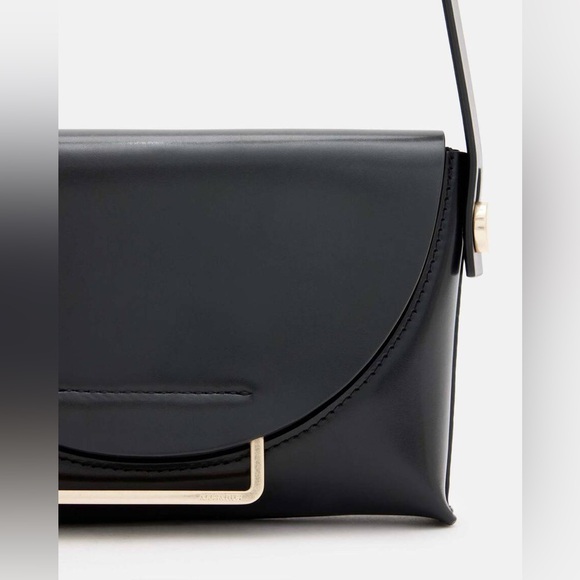 AllSaints Francine Leather Crossbody Bag - Picture 4 of 14